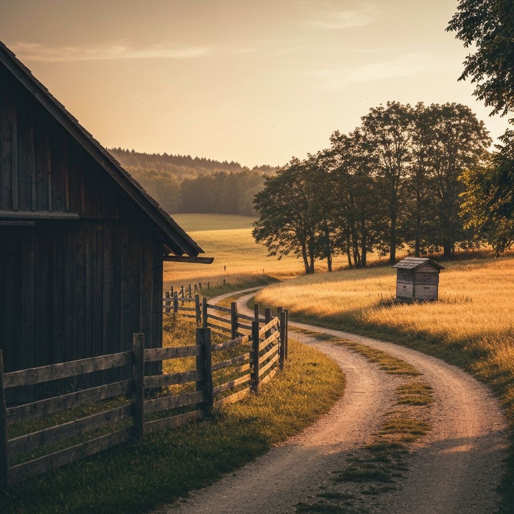 Honeybees on golden honeycomb